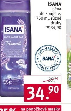 Pěna do koupele Isana