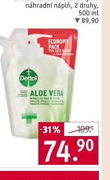 Tekuté mýdlo antibakteriální Dettol - náhradní náplň