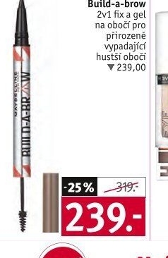Tužka na obočí Build a Brow Maybelline