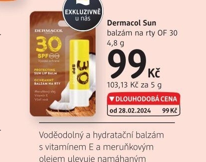 Balzám na rty SPF 30 Sun Dermacol