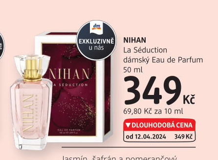 Parfémovaná voda dámská Le Séduction Nihan