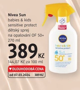 Sprej dětský na opalování OF 50+ Protect&amp