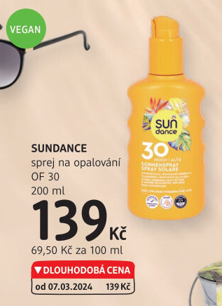 Sprej na opalování OF 30 Sundance