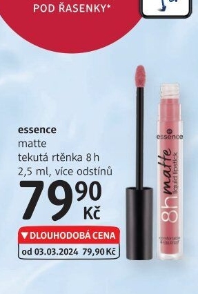 Tekutá rtěnka Matte Essence