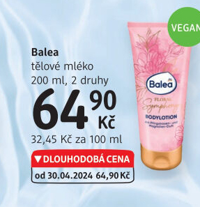Tělové mléko Balea