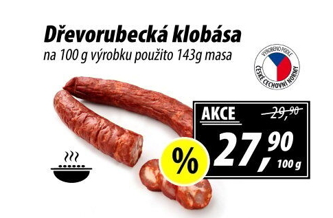 Dřevorubecká klobása