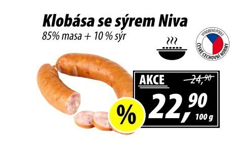 Klobása s nivou