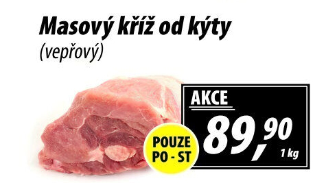 Masový kříž od kýty vepřový