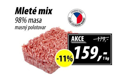 Mleté maso mix