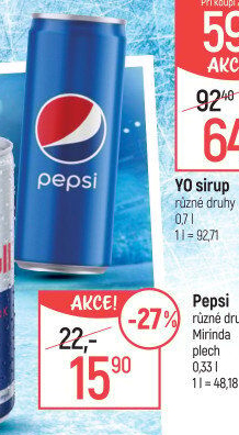 Limonáda Pepsi