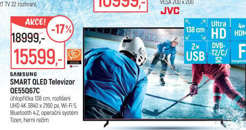 Smart QLED televizor Samsung QE55Q67C