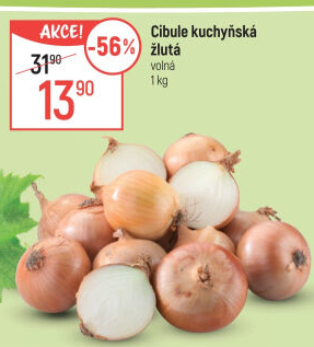 Cibule kuchyňská žlutá