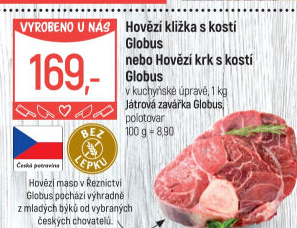 Hovězí kližka s kostí Globus