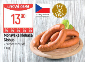 Moravská klobása Globus
