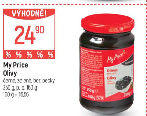Olivy černé My Price