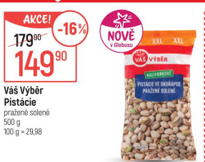 Pistácie pražené Váš Výběr