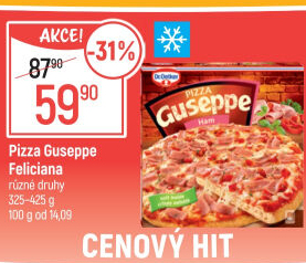 Pizza mražená Guseppe Dr. Oetker