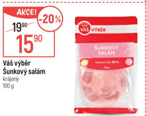 Salám šunkový Váš Výběr