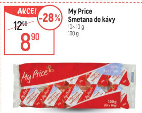 Smetánky do kávy My Price