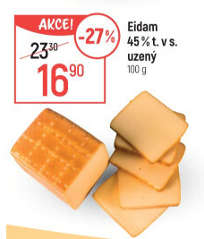 Sýr Eidam uzený 45%