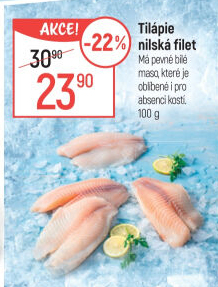 Tilápie nilská filety