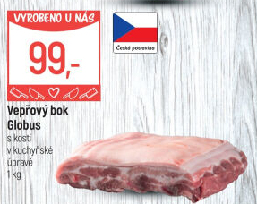 Vepřový bok s kostí Globus