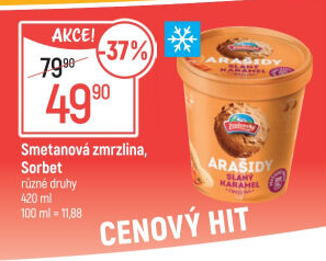 Zmrzlina v kelímku Zvolenský