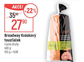 Chléb kváskový Tousťáček Breadway