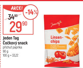Čočkové chipsy Jeden Tag