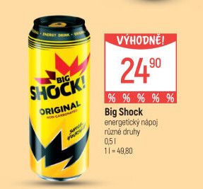 Energetický nápoj Big Shock