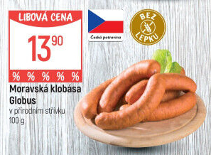 Moravská klobása Globus