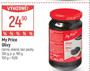 Olivy černé My Price