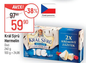 Sýr Hermelín Král sýrů