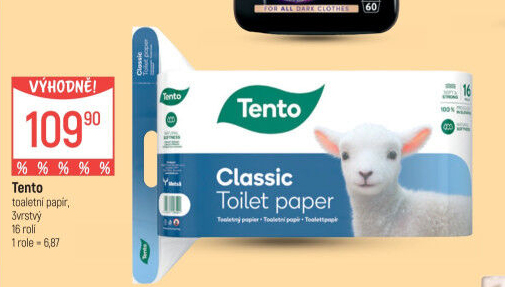 Toaletní papír 3vrstvý Tento