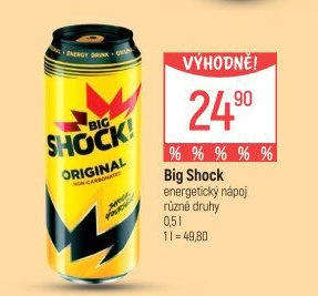 Energetický nápoj Big Shock