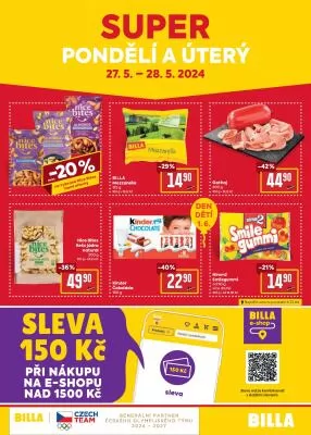 akční leták BILLA 22.5.2024-28.5.2024