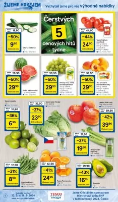 akční leták Tesco 22.5.2024-28.5.2024