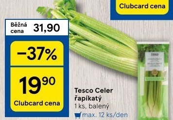 Celer řapíkatý Tesco