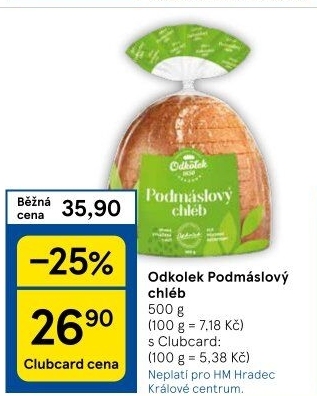 Chléb podmáslový Odkolek