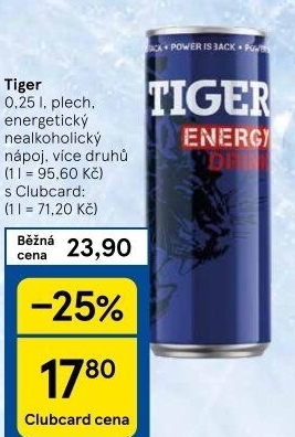 Energetický nápoj Tiger