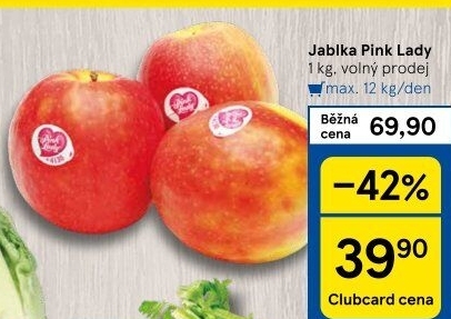 Jablka Pink lady