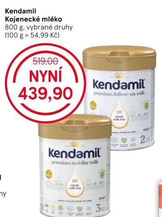 Kojenecká výživa Kendamil
