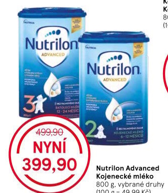 Kojenecká výživa Nutrilon Advanced