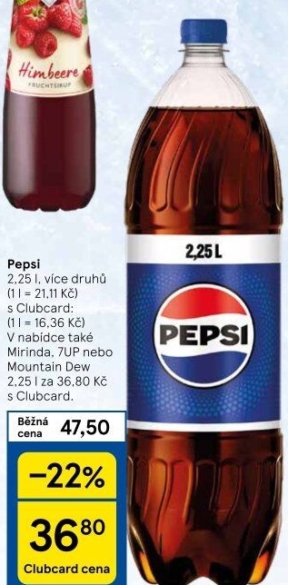 Limonáda Pepsi