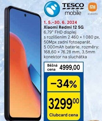 Mobilní telefon Xiaomi Redmi 12