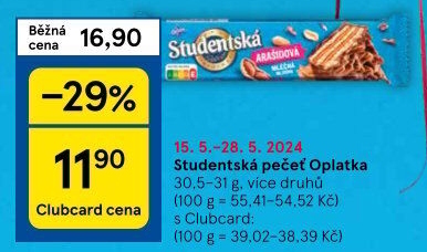 Oplatka Studentská pečeť Orion