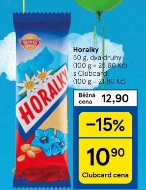 Oplatky Horalky Sedita
