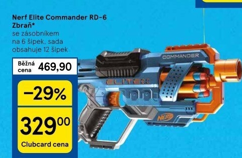 Pistole Elite Nerf Commander RD-6