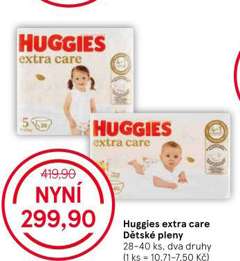 Pleny dětské extra Care Huggies