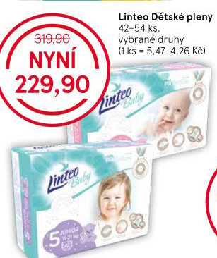Pleny dětské Linteo Baby